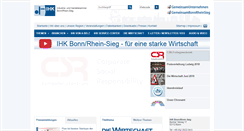 Desktop Screenshot of ihk-bonn.de